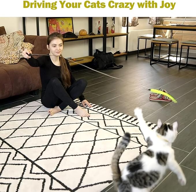 24 PCS Cat Worm Toy Replacement Teaser - Image 4