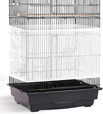 Shappy Large Bird Cage Seed Catcher, Bird Cage Cover Net Skirt Guard, by Shappy