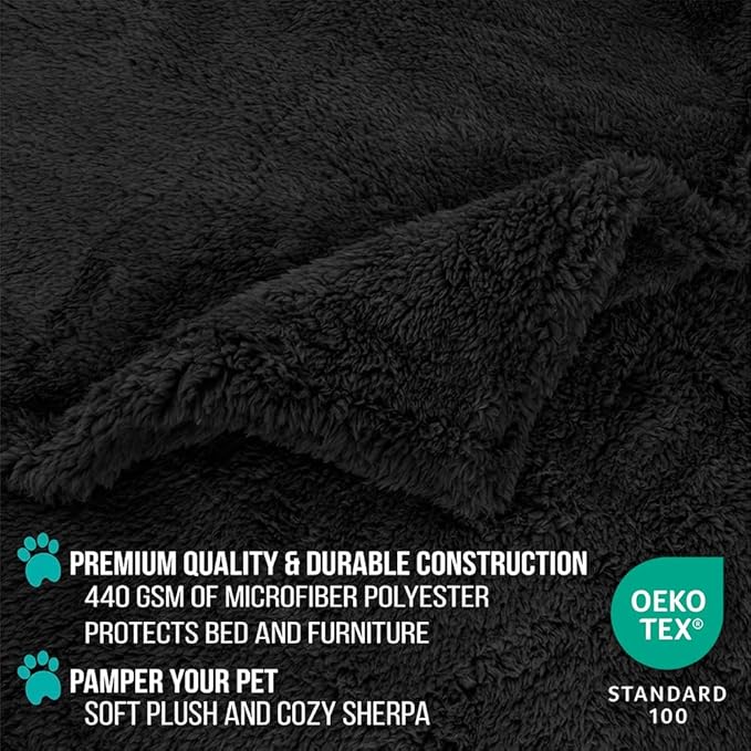 PetAmi Fluffy Waterproof Dog Blanket - Image 4
