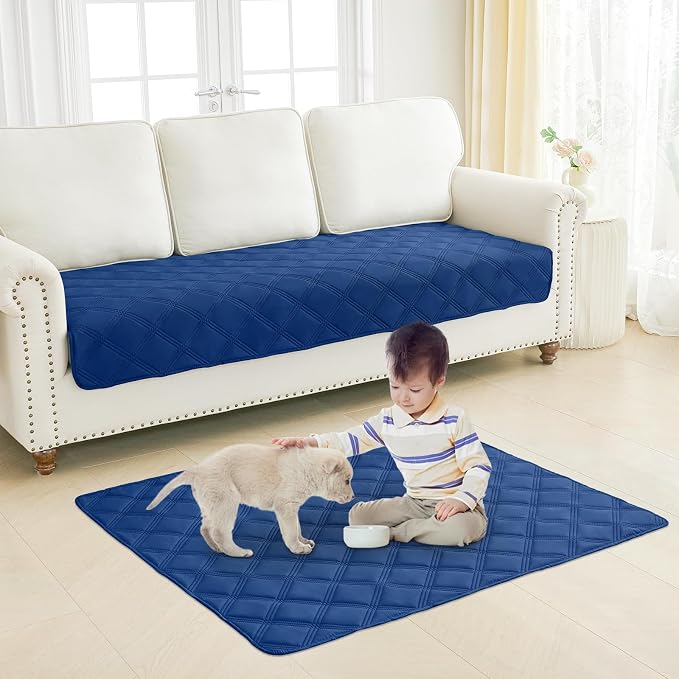 Smiry Waterproof Dog Bed Cover Blanket 52x82, Soft Reversible Pet Blanket - Image 7