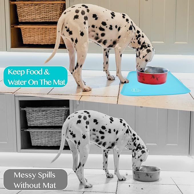Silicone Waterproof Dog Cat Pet Feeding Mats, Non Slip, Easy Clean Pet Dog Cat - Image 7