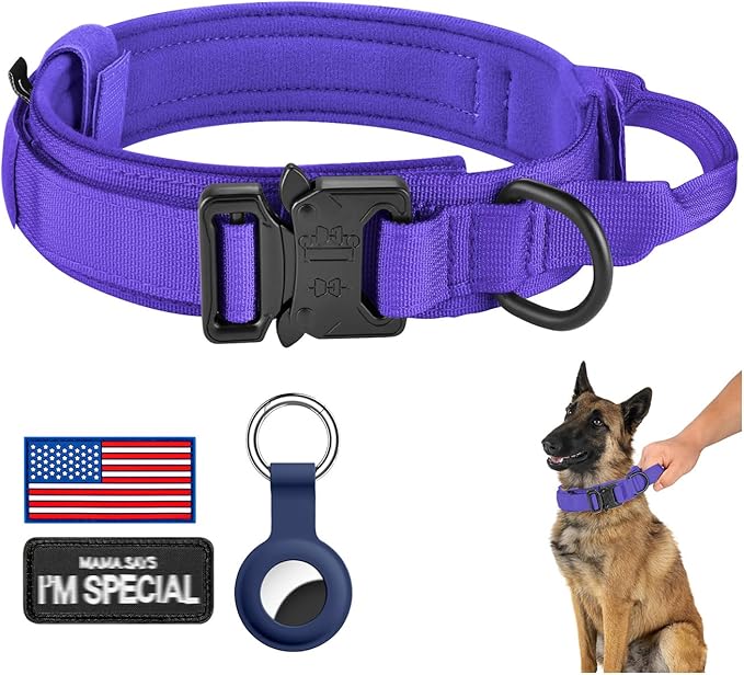 DAGANXI Tactical Dog Collar, Adjustable Military Training Nylon Dog Collar by DAGANXI