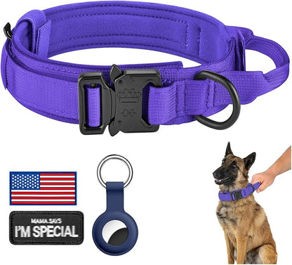 DAGANXI Tactical Dog Collar, Adjustable Military Training Nylon Dog Collar by DAGANXI