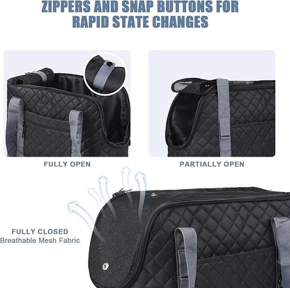 Dog Purse Carrier for Small Dogs, Soft Sided Pet Carrier - Image 6