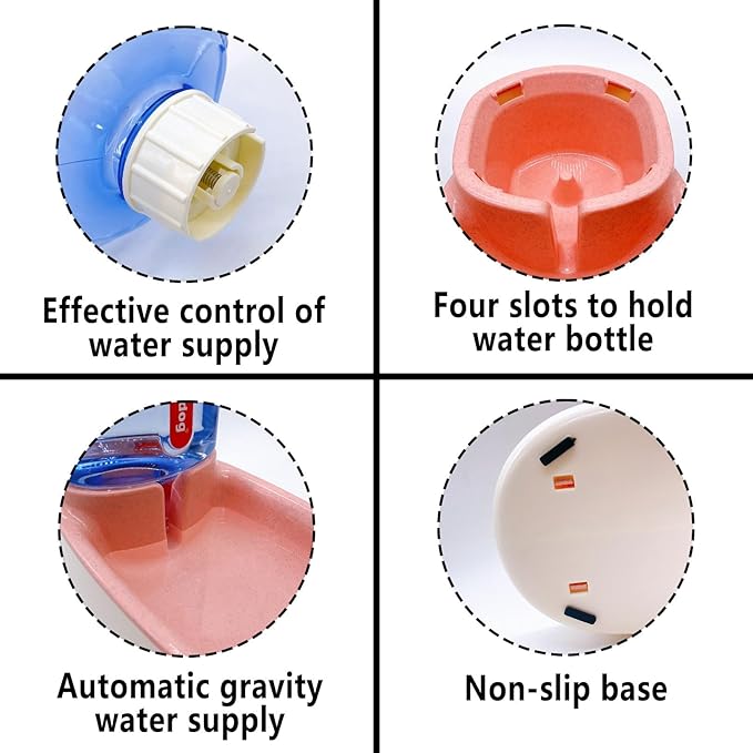 kathson Gravity Dog Water Dispenser Automatic Cat Drinking Water Station 1 - Image 2