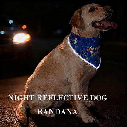 Birthday Dog Bandanas Boy, Cat Dogs Triangle Pet Scarves - Image 5