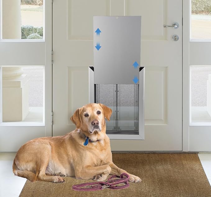 Large Dog Door, Aluminum Frame Doggy Door, Weatherproof Dogs Doors - Image 4
