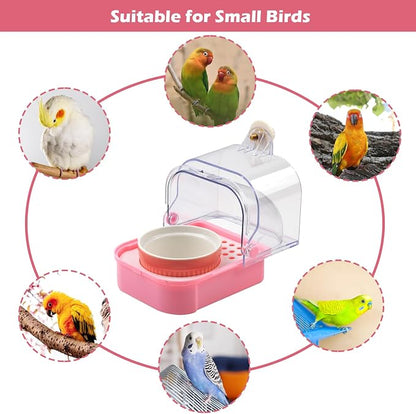 No Mess Bird Cage Feeder, 2 in 1 Bird Feeder - Image 6