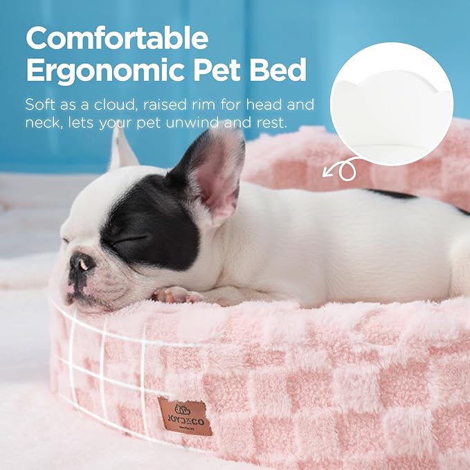 Joydeco Cloud Dog Bed for Small Dogs & Cats, Washable Pet Bed - Image 2