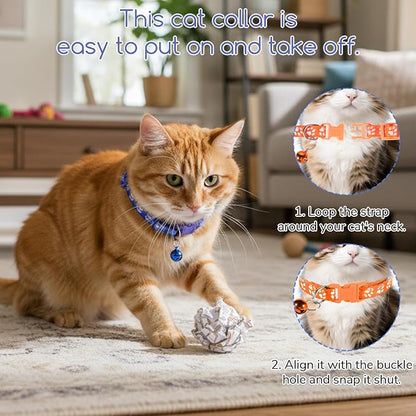 Breakaway Cat Collars with Bells, Mixed Colors - Image 7