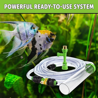 Python No Spill Clean and Fill Aquarium Maintenance System, Gravel Cleaner and - Image 2