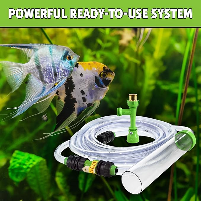Python No Spill Clean and Fill Aquarium Maintenance System, Gravel Cleaner and - Image 2