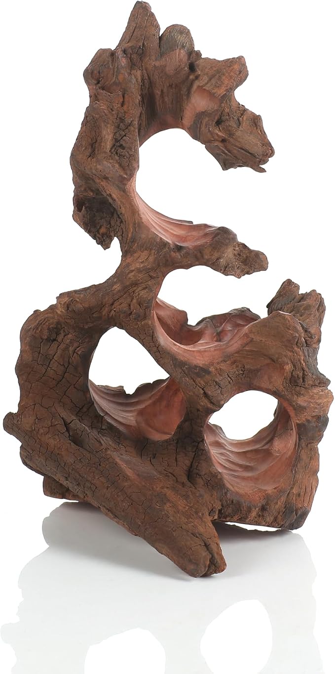Natural Wood Aquarium Cave Betta Fish Hideout - Image 9