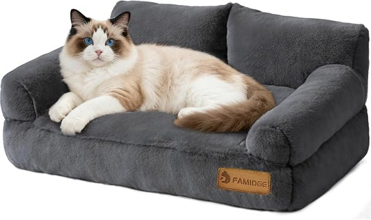 Plush Cat Couch Bed by FAMIDGE