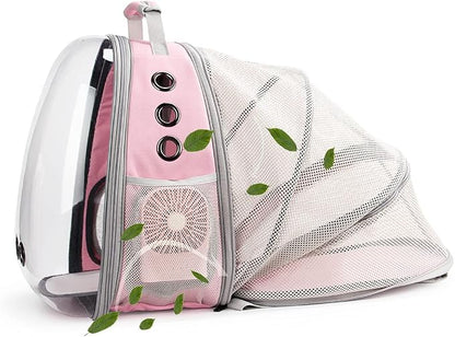 Lollimeow Cat Carrier Backpack, Expandable Bubble Pet Carrier - Image 9