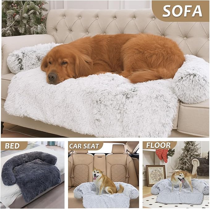 Tinaco Calming Dogs/Cats Bed Mats, Dog Pad Washable Removable Couch Cover - Image 7