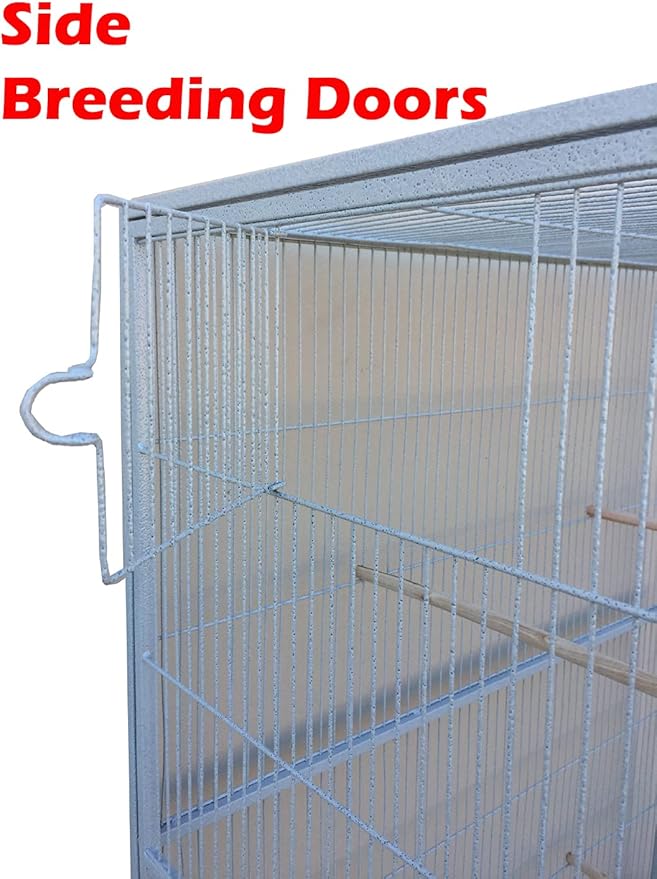 54" Large Wrought Iron Breeding Flight Canary Parakeet Cockatiel Lovebird Finch - Image 6