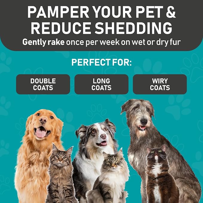 Maxpower Planet Original Pet Grooming Rake - Image 6