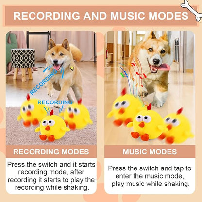 BABORUI Interactive Dog Toys, Crazy Jumping Chicken Dog Toy - Image 3