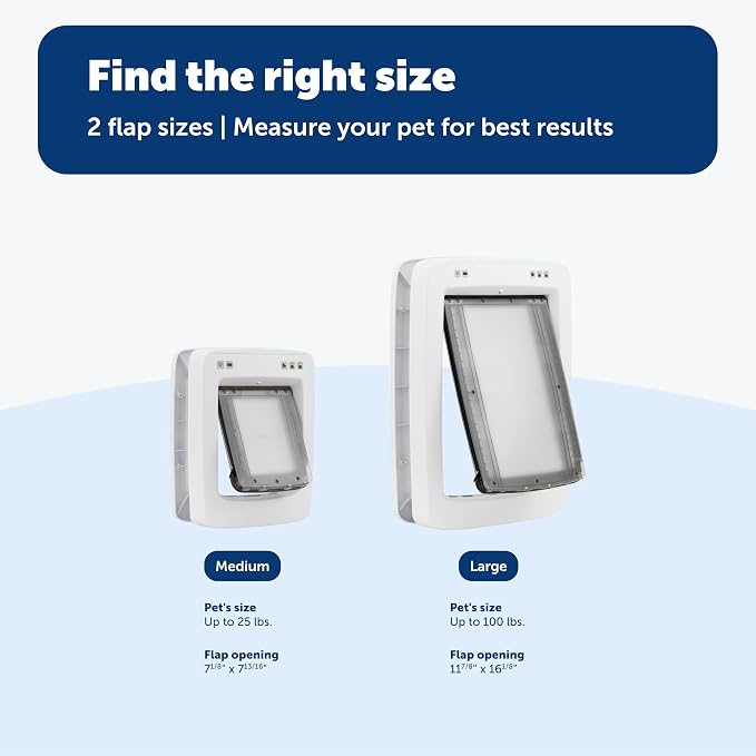 SmartDoor™ Never Rust Connected Pet Door, Dog and Cat, Selective Entry and Exit - Image 4