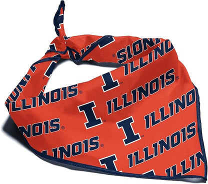 Illinois Fighting Illini Officially Licensed Bandana by ShopInstaPets