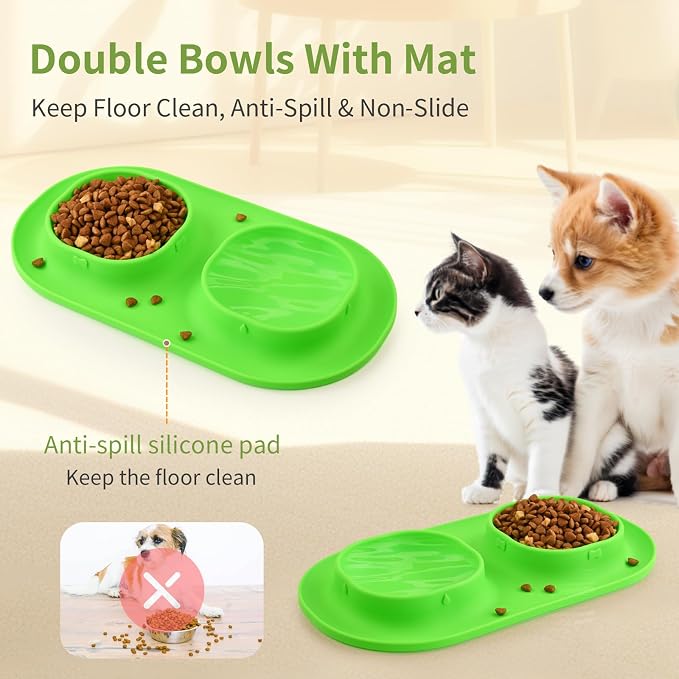 Small Size Puppy Dog Bowls: Food and Water Bowls Set - Image 6