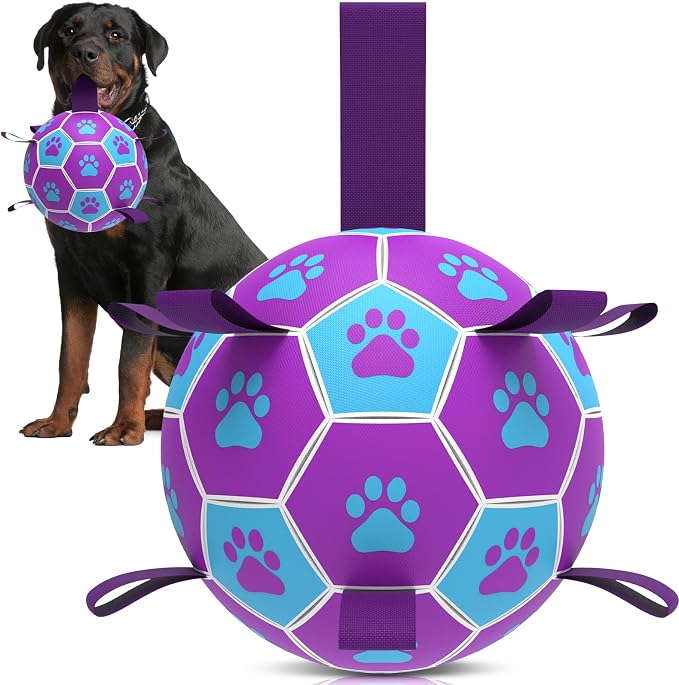 QDAN Dog Toys Soccer Ball by QDAN