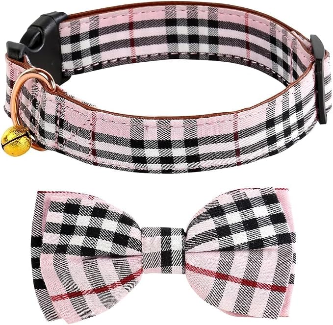 Yizepet Dog Collar with Bow Tie- Adjustable pet Collar - Image 3