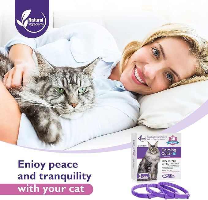 3 Pack Calming Collar Efficient Relieve Reduce Anxiety Stress Pheromones Calm - Image 7