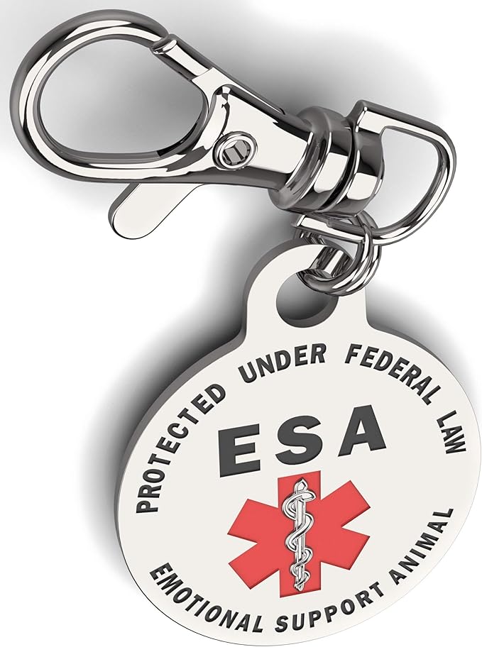 ESA tag Emotional support animal tag emotional support animals ID emotional - Image 4