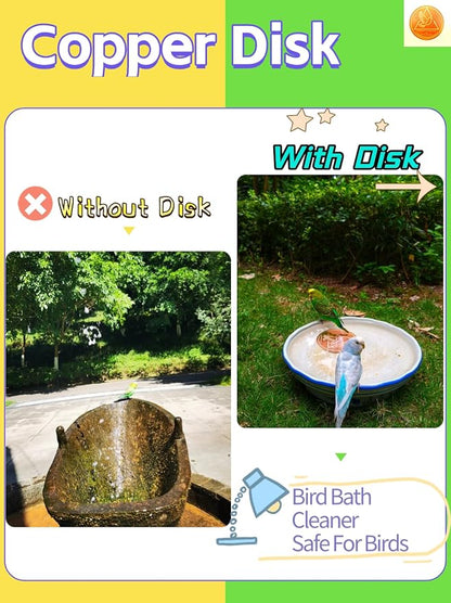 Bird Bath Purification Disk, 99.99% Copper Disc - Image 7