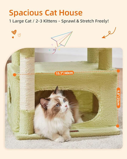 Taoqimiao Cat Tree, 38.5-Inch Cat Tower - Image 2