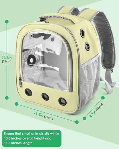 Guinea Pig Carrier Backpack, Portable Rabbit Travel Carring Bag - Image 5