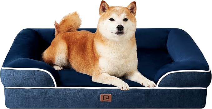 EHEYCIGA Orthopedic Dog Beds for Large Dogs, Waterproof Memory Foam Large Dog by EHEYCIGA