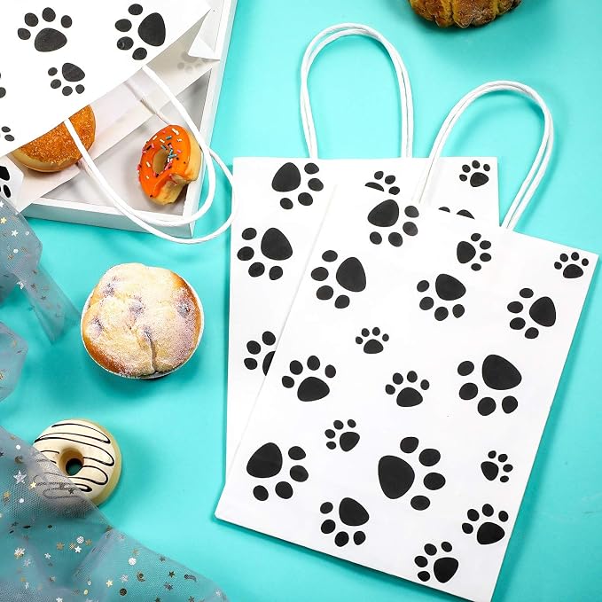 Blulu 20 Pcs Puppy Dog Paw Gift Bags - Image 6