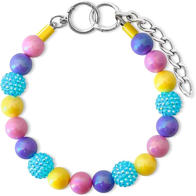 Beaded Dog Necklace Collar, Adjustable Jewelry-Inspired Design - Image 7