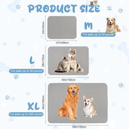 Summer Dog Cooling Mat Washable Ice Silk Self Cool Pad - Image 6