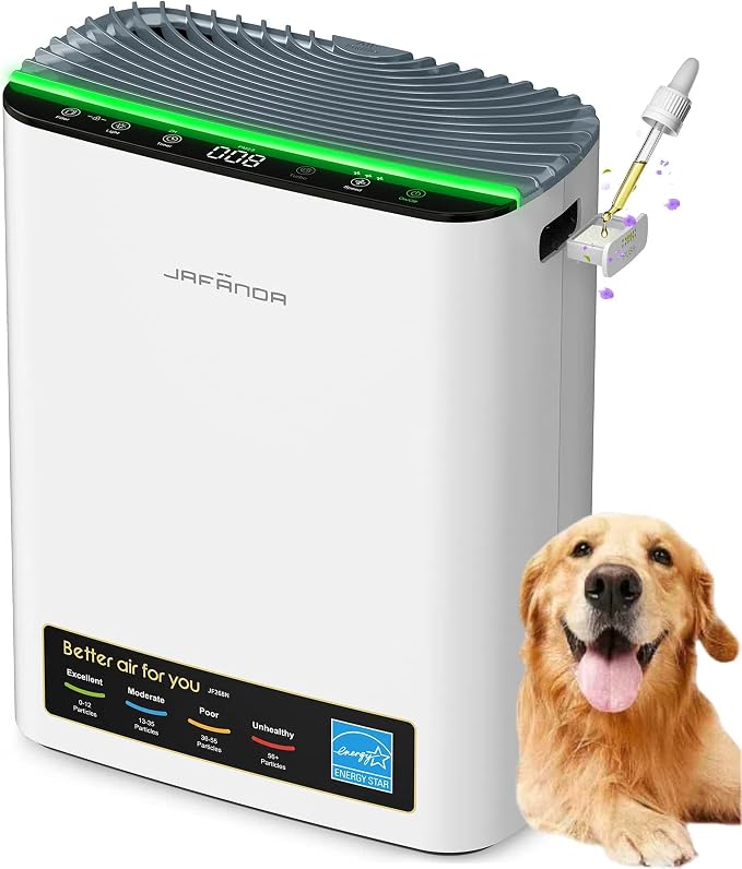 Jafända Air Purifier for Home Large Room Bedroom Up to 1226 Ft², True HEPA by Jaf%C3%A4nda