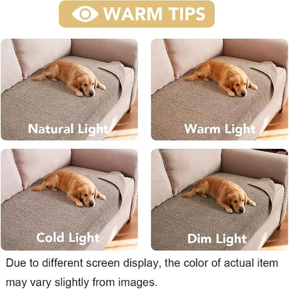 H.VERSAILTEX Non Slip Pet Couch Cover Chenille Dog Bed Protector Thick Soft - Image 7