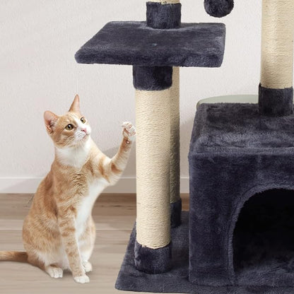 FISH&NAP Cute Cat Tree Kitten Cat Tower - Image 4