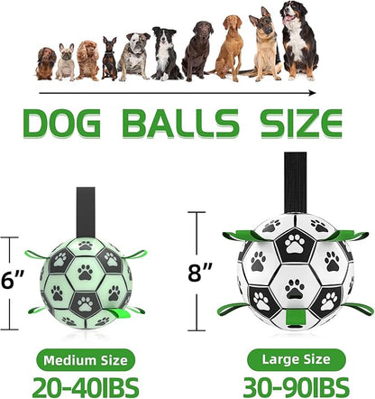 QDAN Glow in The Dark Dog Toys Soccer Ball - Image 7