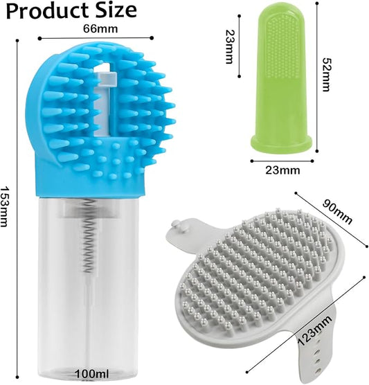 ELEGX Pet Grooming Bath Massage Brush - Image 2