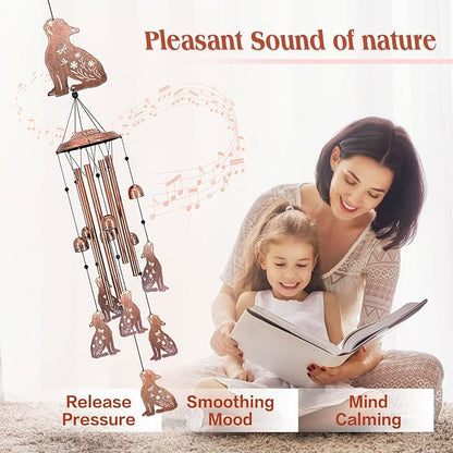 French Bulldog Wind Chimes for Outside, Dog Gifts for Women/Men/Sympathy - Image 3
