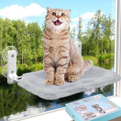 Cat Window Perch, Cordless Foldable Hammock Bed by SupplierforCats