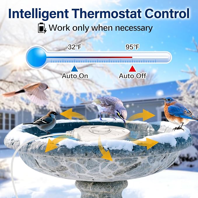 100W Bird Bath Heater, Birdbath Heaters - Image 3