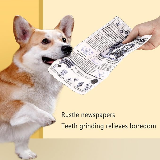 3 Pack Dog Squeaky Toys Crinkle Paper Dog Toys Non Shredding Washable - Image 4