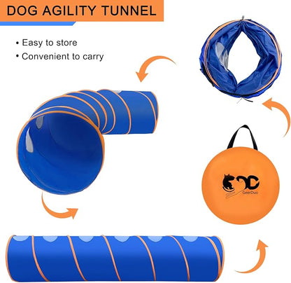 Dog Agility Tunnel with Ventilated mesh, Dog Agility Equipment, Dog Agility - Image 4