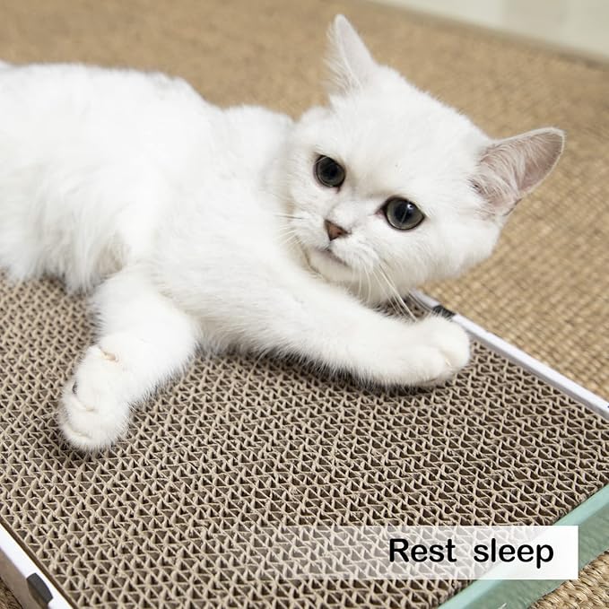 PAWSFANS Cat Scratcher Cardboard Scratch Pad - Image 7