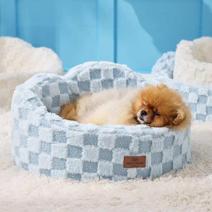 Joydeco Cloud Dog Bed for Small Dogs & Cats, Washable Pet Bed by JOYDECO