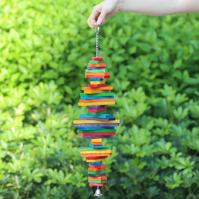 Bird Chewing Toy Large Medium Parrot Cage Bite Toys African Grey Macaws - Image 4